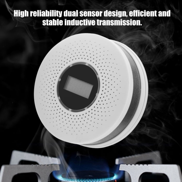 JKD-512COM CO Smoke Detector Live Voice Alarm Carbon Monoxide Leakage Sensor with LCD Display JKD-512COM CO Smoke Detector Live Voice Alarm Carbon Monoxide Leakage Sensor with LCD Display